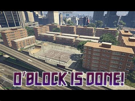 OBlock Parkway Gardens Legion Square Model FIVEM GTAV MLO 3DS SKETCHUP