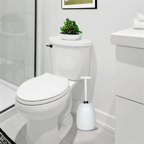 BEEHIVE Max® Hideaway Toilet Plunger with Holder - Korky