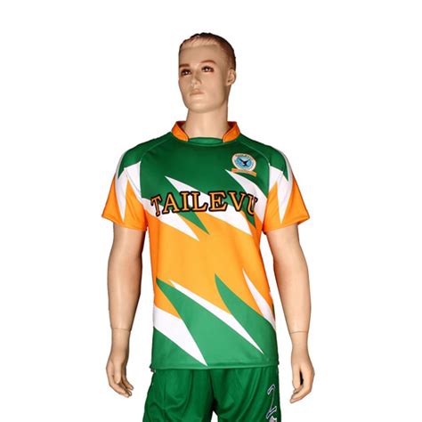 Healong Cheap Brand Sublimation Plain Polyester Custom Rugby Shirt