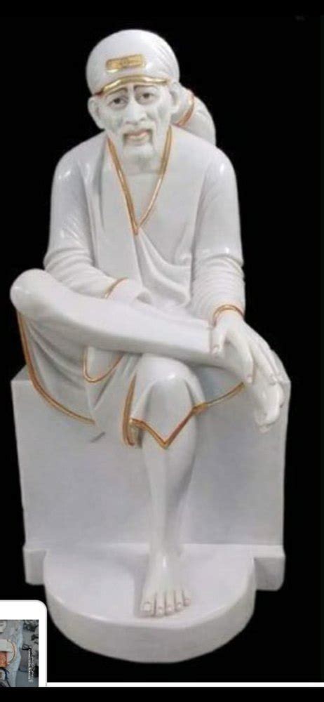 Painted Hindu White Marble Sai Baba For Temple At Rs 51000 In Ramgarh