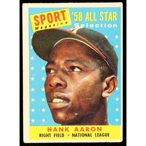 Hank Aaron Topps As Pristine Auction