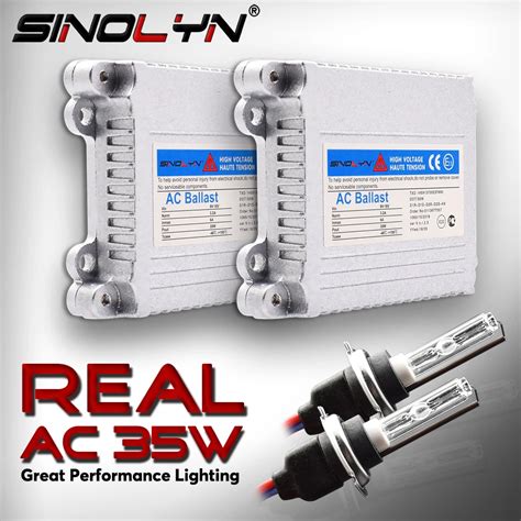 Sinolyn H7 H1 H11 D2H Xenon Kit Conversion HID Ballast AC Bulbs