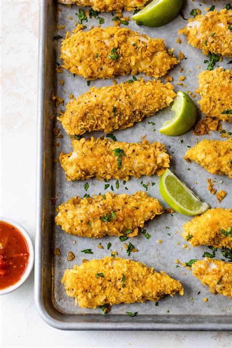 Tortilla Encrusted Chicken Tenders Skinnytaste Nature S Gateway