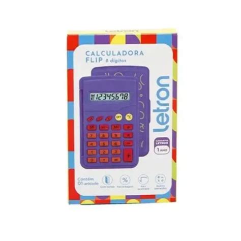 Calculadora D Gitos Flip Joy Pets Letron Papelaria Helena