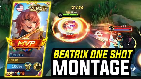 Top 1 Beatrix One Shot Outplays Agressive Satisfying Gameplay🔥