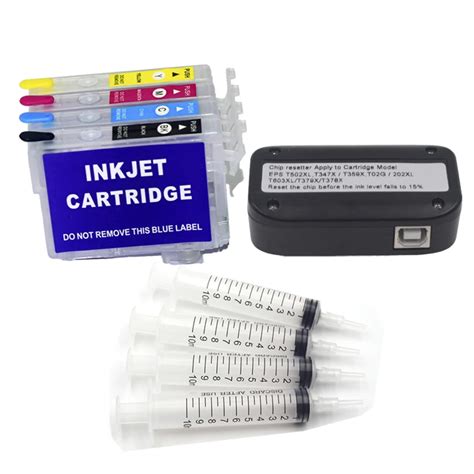 Xl Chip Resetter Universales Y Cartucho Recargable Para Epson Xp