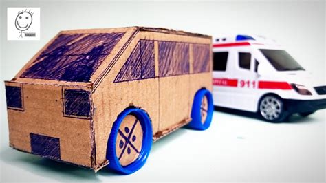 How To Make A Bus With Cardboard How To Make A Car With Cardboard