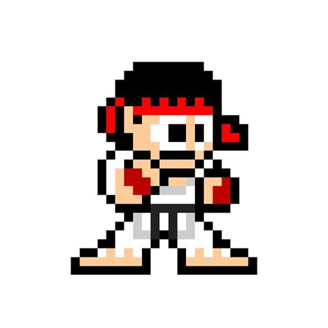 Pin De Michu00c6l Gu00dbarinu1ef8 Em Street Fighter Pixel Art