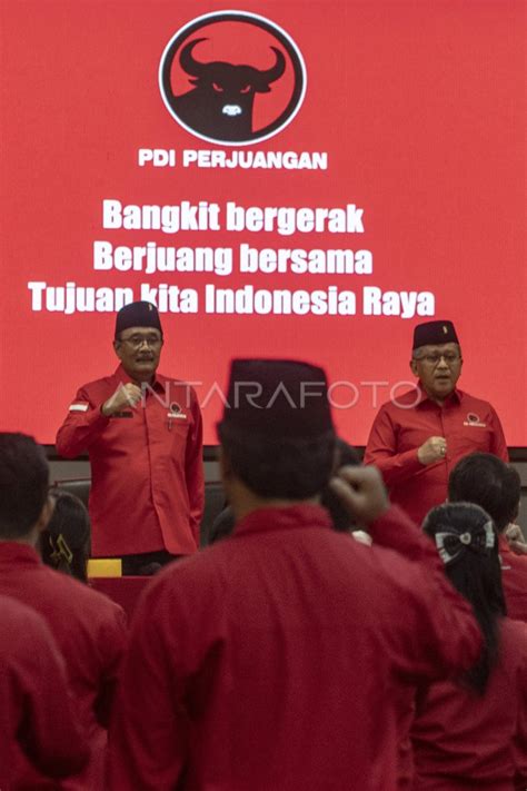 Pelatihan Jurkam PDIP Jelang Kampanye Pemilu 2024 ANTARA Foto