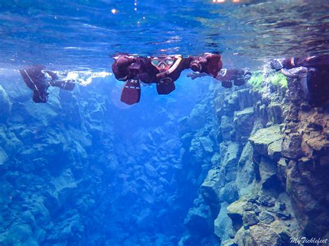 Snorkelling/Diving between the Tectonic Plates in Silfra, Iceland - My ...