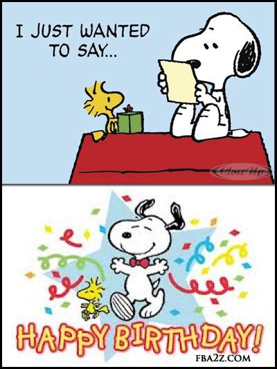 Snoopy Happy Birthday Quotes Quotesgram