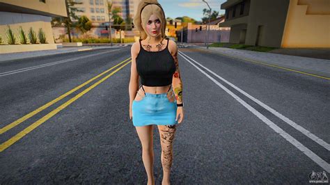 Skin Amanda Para Gta San Andreas