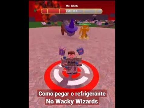 Como Pegar O Refrigerante No Wacky Wizards Roblox Youtube