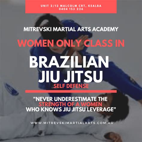 Women’s 4 Week Intro Gracie Jiu Jitsu Self Defense Program Mitrevski