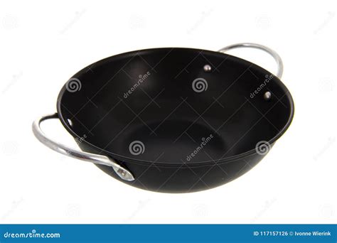 Empty Frying Pan Stock Photo Image Of Cooking Background 117157126