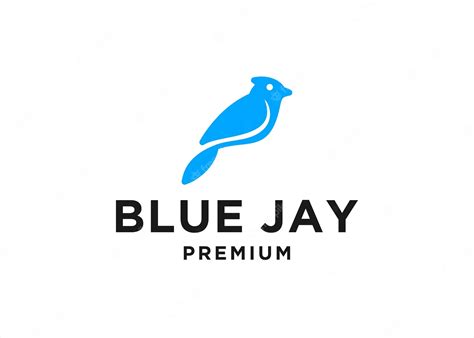 Premium Vector Blue Jay Bird Logo Design Vector Illustration