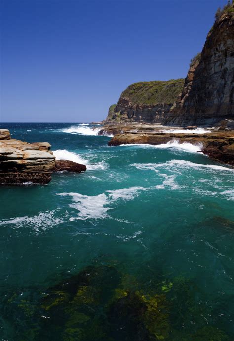 North Avoca Beach, Gosford, NSW Australia Just perfect...the waves dash ...