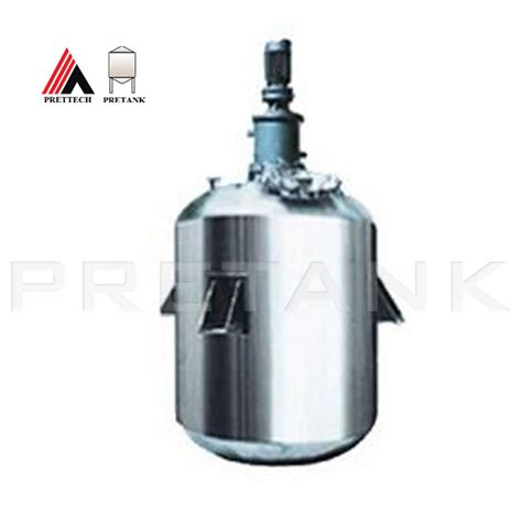 Stainless Steel Jacketed Reaction Vessel For Detergent Making L