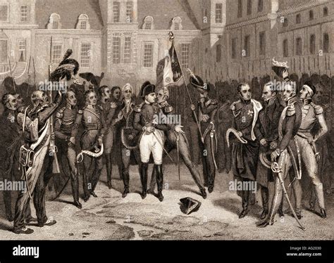 Napoleon Abdication 1814 High Resolution Stock Photography and Images ...