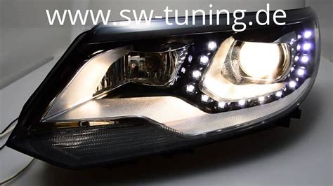 Swdrl Scheinwerfer F R Vw Tiguan N Gp Led Standlicht Facelift Sw