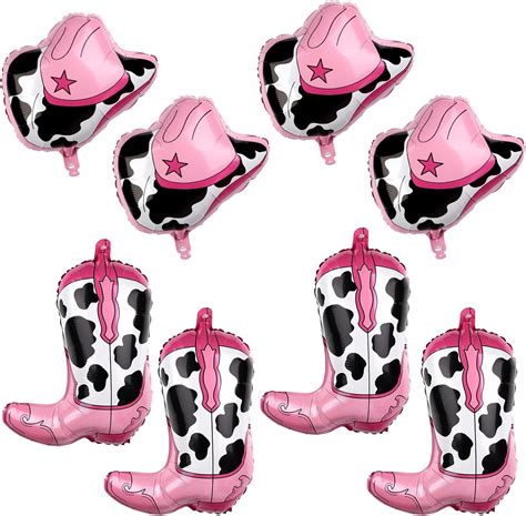 Amazon Cowgirl Boot And Hat Balloons Cowgirl Party Balloons