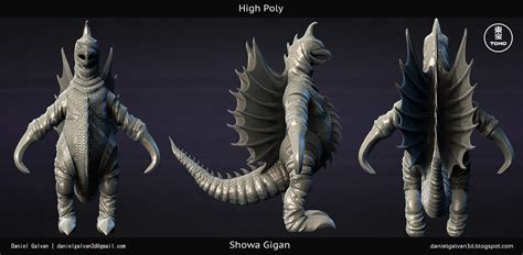 Showa Gigan (Classic Gigan aka 1972 Gigan) — polycount