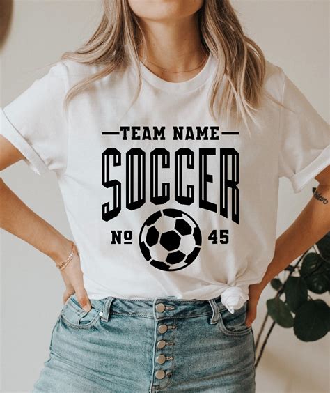 Custom Soccer Shirt, Personalized Team Shirt, Soccer Player Tee, Player ...