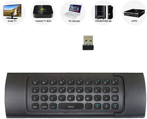 Rii Mx3 Multifunción 24g Fly Mouse Mini Teclado Inalámbrico Y Control Remoto Infrarrojo Y 3