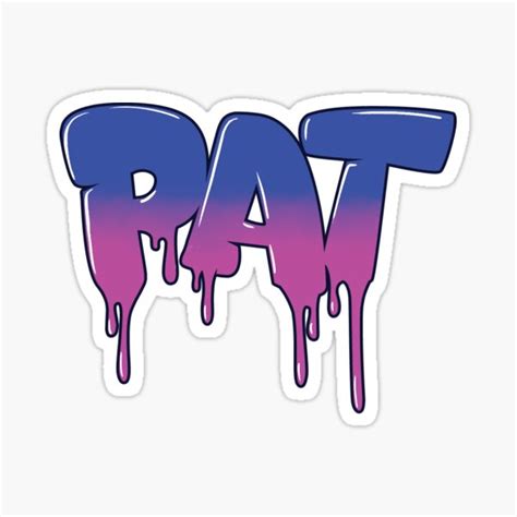 Pat Name Graffiti Sticker For Sale By MCustoms Redbubble