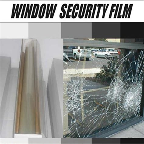 20inx10ft 50cmx300cm Shatter Proof Window Film Security And Safety Window Film For Building