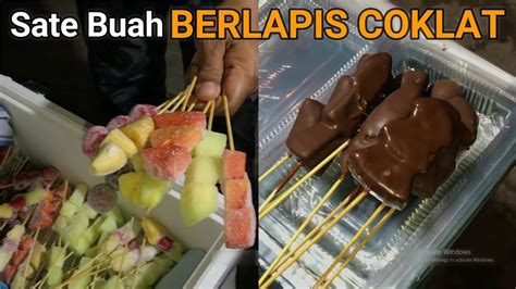 Cara Membuat Sate Buah Coklat Beku