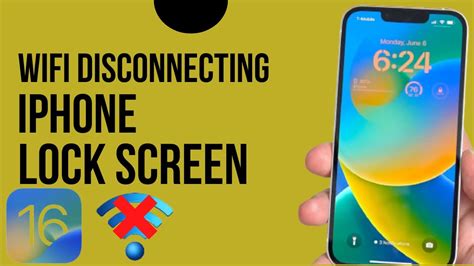 WiFi Disconnected When IPhone Screen Locked IOS 16 Update YouTube