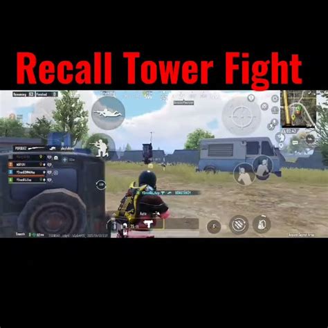 Recall Tower Fight 🔥🔥 Bgmishorts Bgmi Bgmilive Pubgshorts Ytshorts