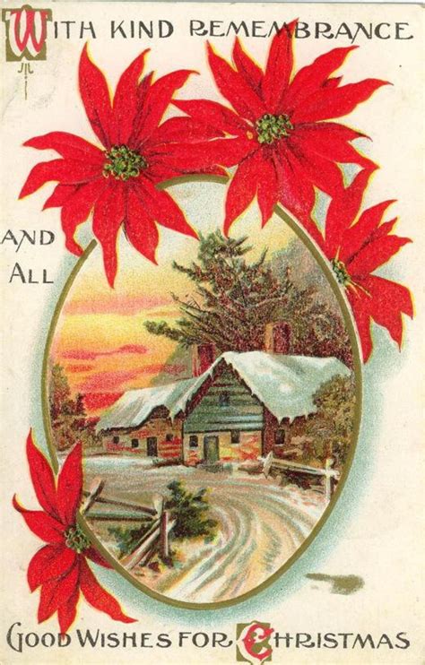 Free Floral Vintage Christmas Cards | HubPages