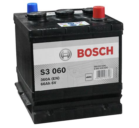 S3 060 Bosch Batterie De Voiture 6V 66Ah Type 421 S3060