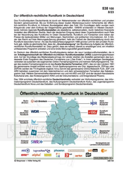 Der Ffentlich Rechtliche Rundfunk In Deutschland Zahlenbilder