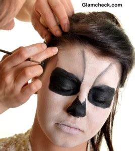 Halloween Scary Skull Face Makeup DIY