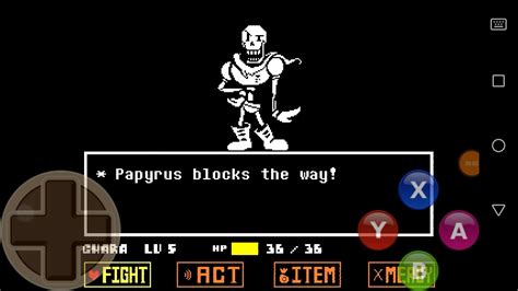 Walka Z Papyrusem Undertale YouTube