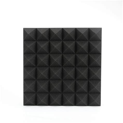 Pcs X X Cm Acoustic Foam Soundproof Protective Sponge Black