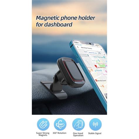 Suport Telefon Auto Universal Magnetic Rotire Grade Prindere Pe