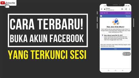 Cara Terbaru Membuka Akun Facebook Yang Terkunci Sesi Youtube