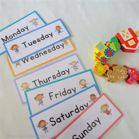 Free Printable Days Of The Week Labels