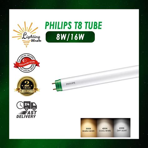 Philips T Led Light Tube Single Ended Ft Ft W W K