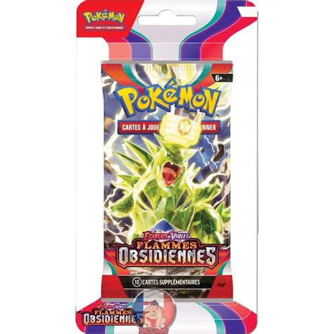 Booster Flammes Obsidiennes Blister Pokémon Écarlate Et Violet Ev03