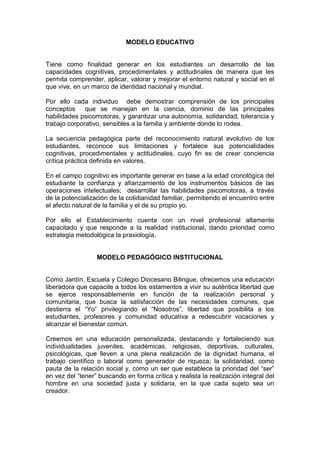 Modelo Educativo Pdf