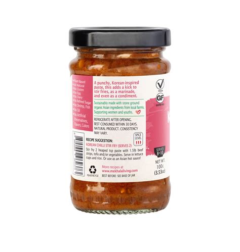 Organic Korean Chilli Paste Mekhala Living