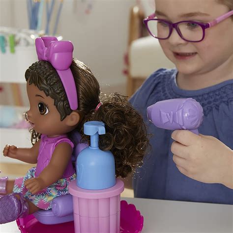 Boneca Baby Alive Sudsy Styling Cabelos Pretos Negra F Hasbr