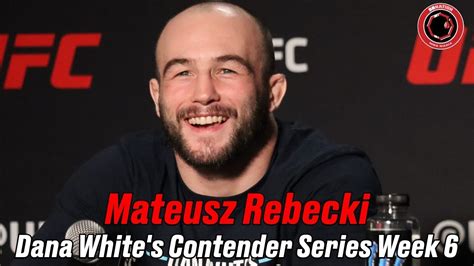 Mateusz Rebecki Talks Ufc Contract Winning Performance Youtube