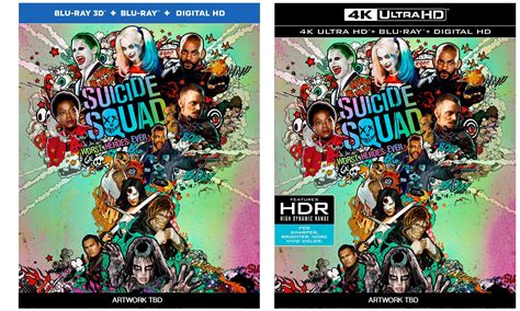 Suicide Squad Blu Ray 4k Ultra HD Blu Ray Available For Pre Order