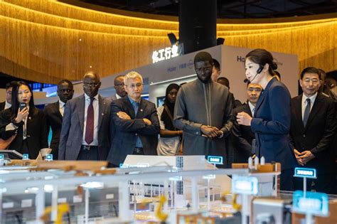 Focac Le Président Bassirou Diomaye Faye En Visite à Qingdao … Photos